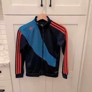 ADIDAS Boys Track Jacket MEDIUM 10/12